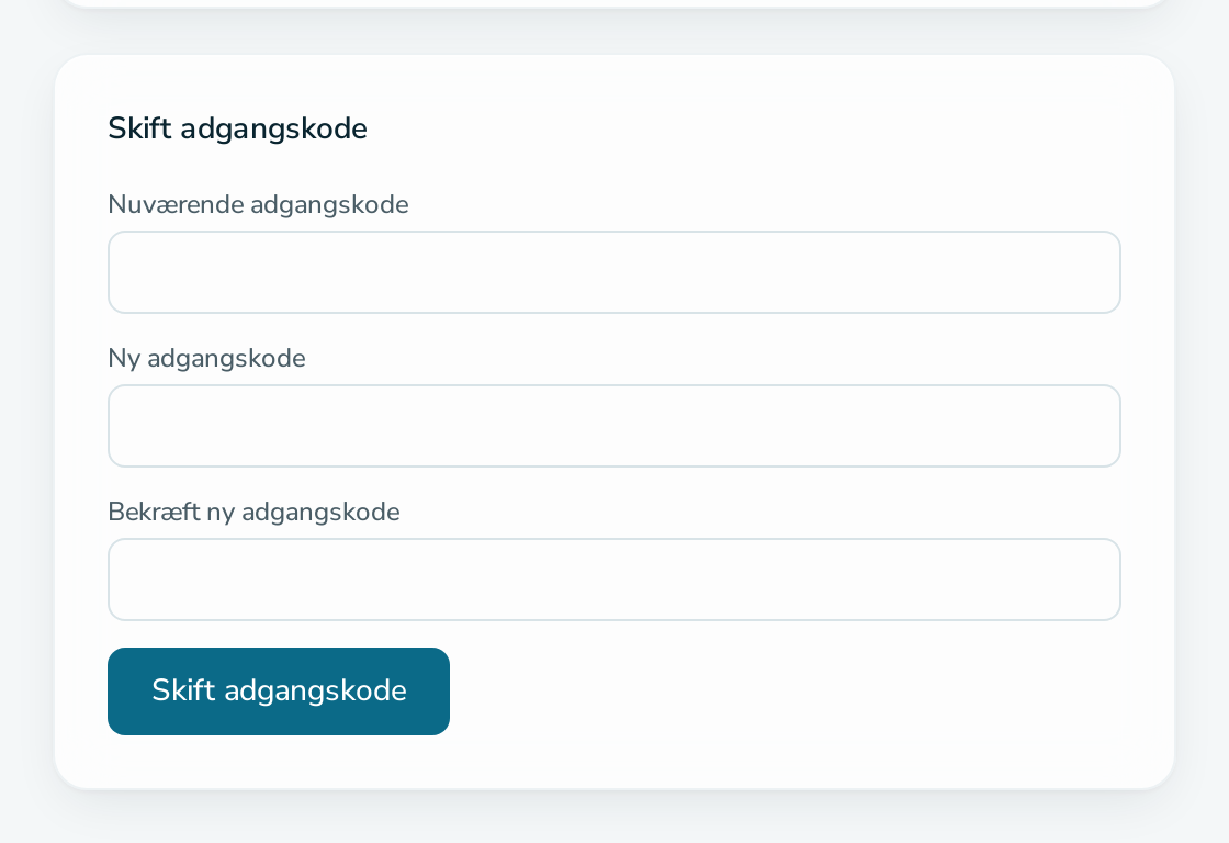 Kontoindstillinger