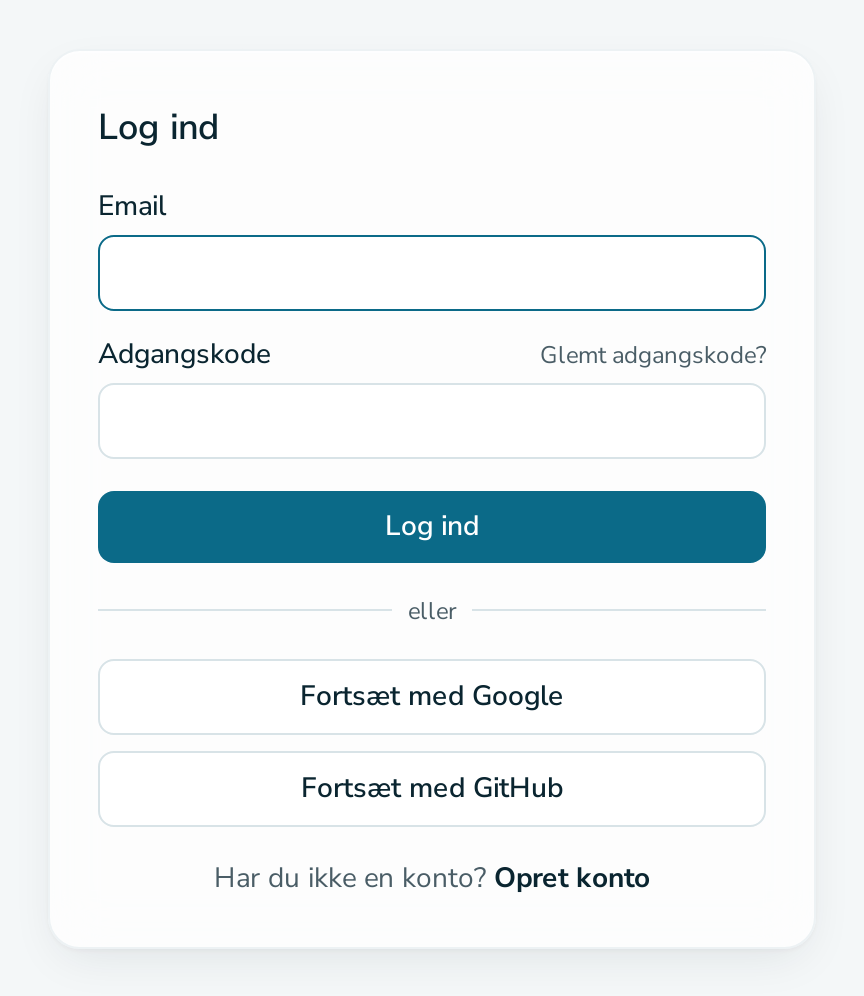 Loginformular
